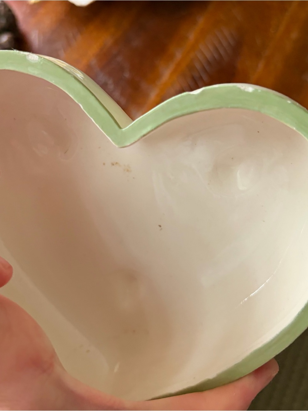 Heart-Shaped Floral Trinket Box Vintage and Rustic with Cottagecore Flare - Picture 9 of 11